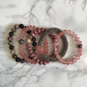 Set of five! Beaded bracelets! Calypso at barth !